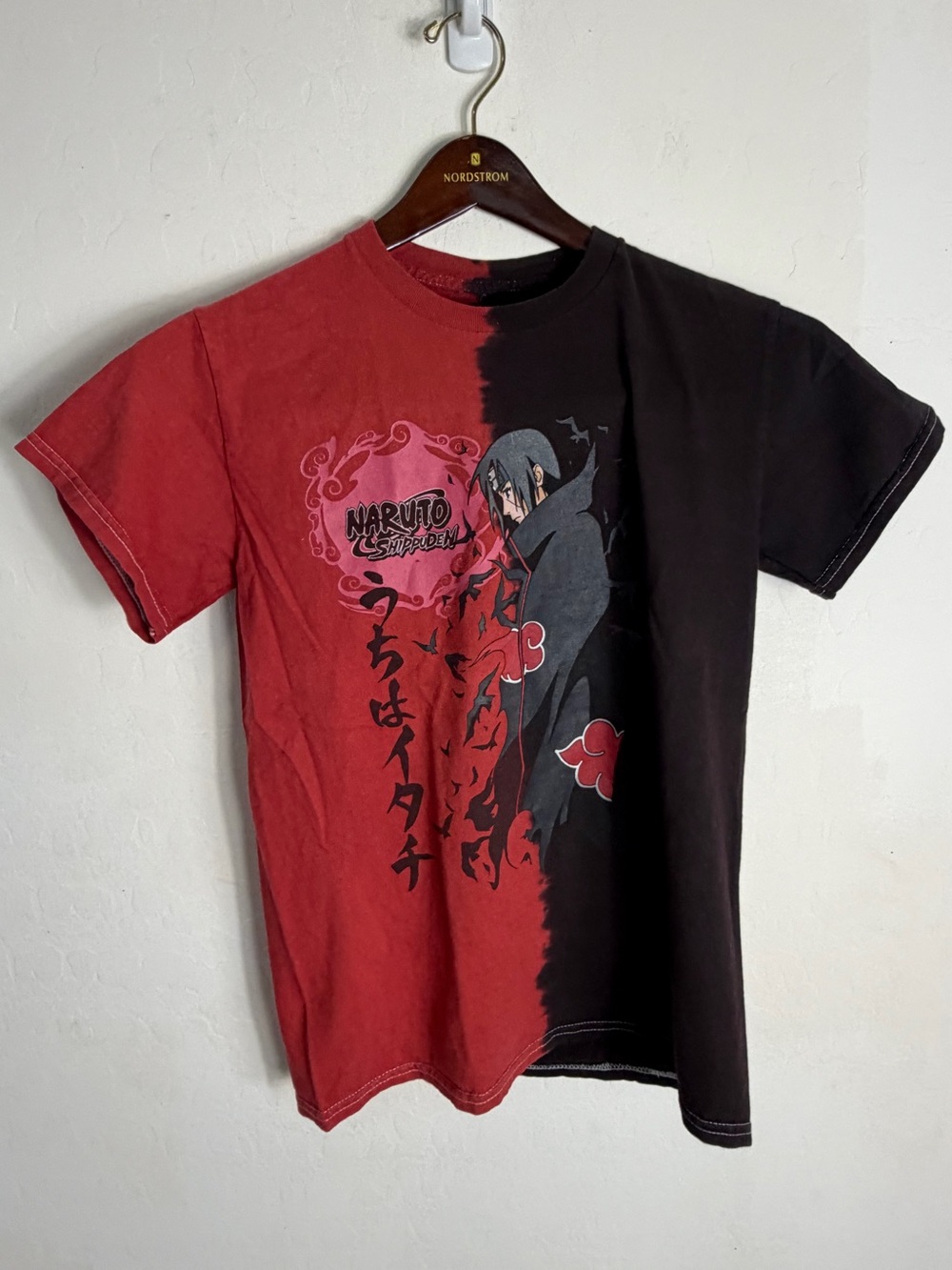 Naruto Shippuden Itachi Uchiha T-Shirt XL Cotton Official Anime Merchandise 2007